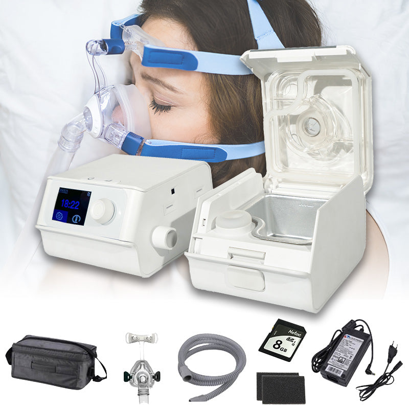 DeepSleep CPAP / APAP Machine With Detachable Heated Humidifier