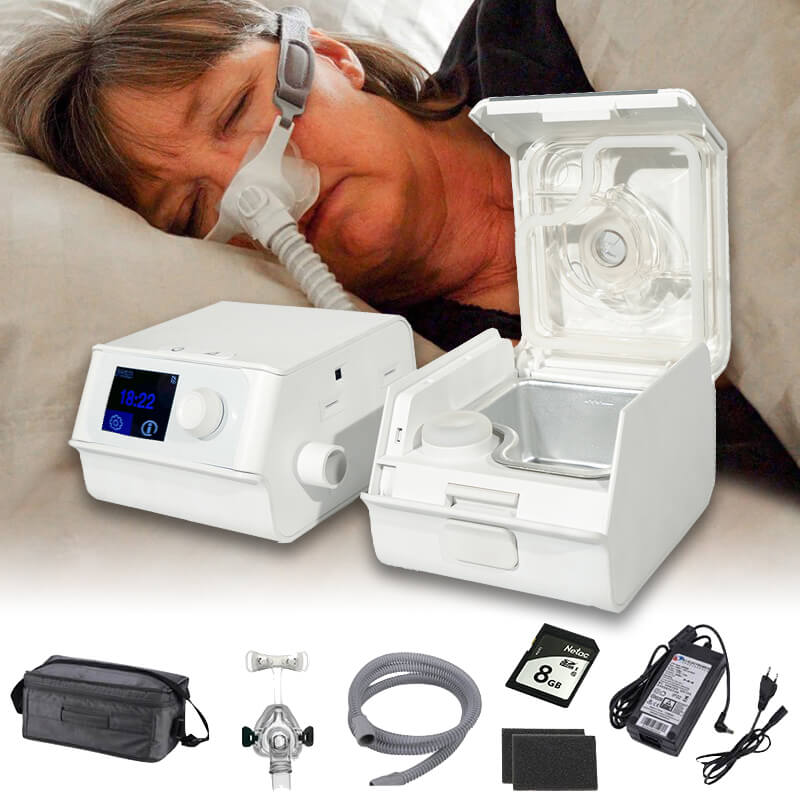 DeepSleep CPAP/APAP Machine With Detachable Humidifier & Nasal Mask ...