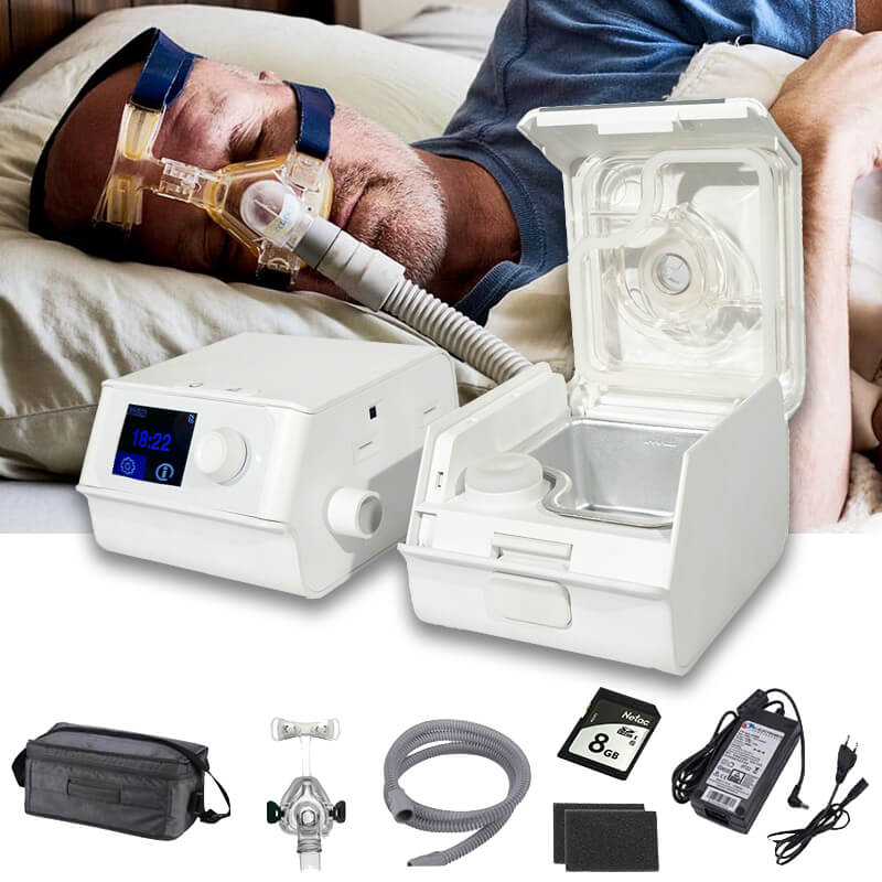 DeepSleep CPAP / APAP Machine With Detachable Heated Humidifier